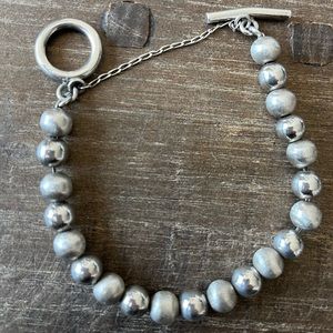 Sterling Silver Beaded Bracelet